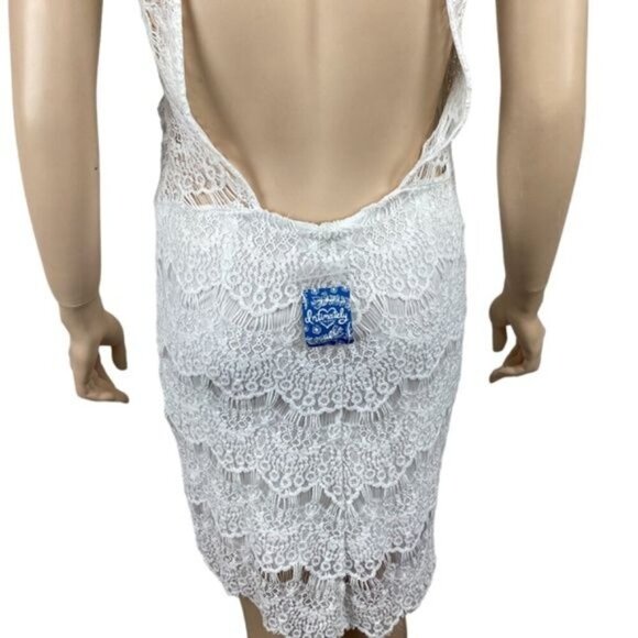 NWT Free People WOmen’s Daydream Bodycon Slip Dress size medium Open‎ Back - Picture 13 of 15